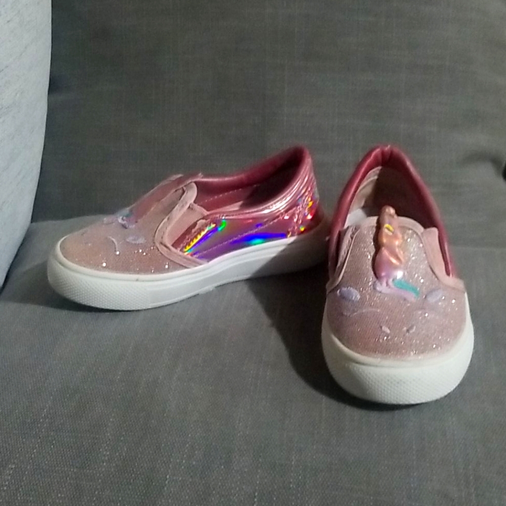 Tropicana Shoes Unicorn Glitter Pink Baby Girl